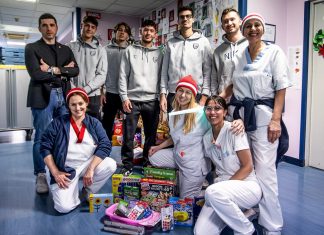 CARPI CALCIO. LA SQUADRA IN PEDIATRIA, CORTESI RESTA IN DUBBIO