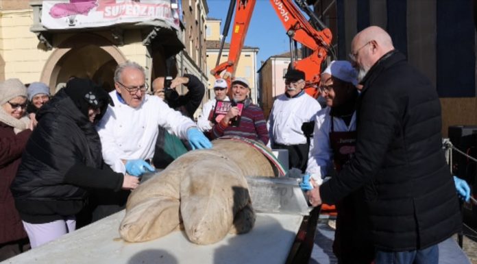 SUPERZAMPONE. A CASTELNUOVO IL TAGLIO DELL’INSACCATO