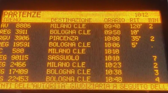 PERSONA INVESTITA A SAN LAZZARO, TRENI IN TILT ANCHE A MODENA