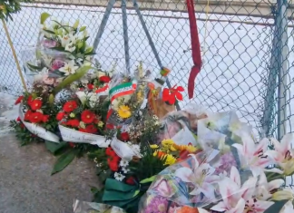 BOLOGNA, FIORI E CORTEO PER ALESSANDRO AMBROSIO