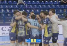 MODENA VOLLEY, TRE PUNTI A GROTTAZZOLINA, I GIALLI RESTANO QUARTI