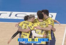 MODENA VOLLEY, VITTORIA CON LA LUBE, SCATTO PER IL QUARTO POSTO