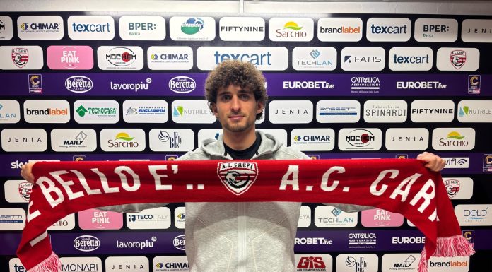 CARPI CALCIO. GADDINI: “VOGLIA DI RIPAGARE LA FIDUCIA RICEVUTA”