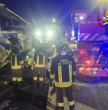 AUTOBRENNERO: GRAVE INCIDENTE TRA MEZZI PESANTI