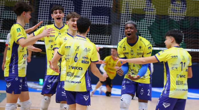 MODENA VOLLEY, TRE PUNTI A GROTTAZZOLINA, I GIALLI RESTANO QUARTI