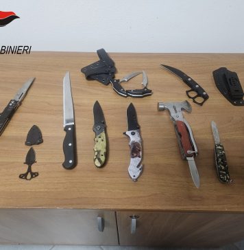 ARSENALE IN AUTO: DENUNCIATO IL CONDUCENTE