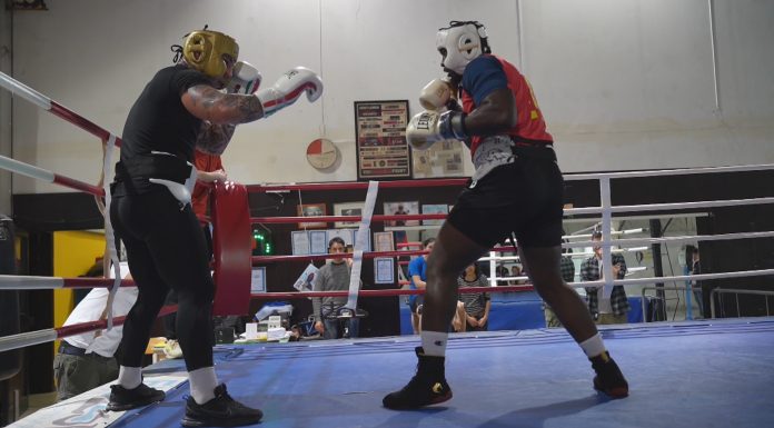 PUGILATO, ALLENAMENTO SPECIALE TRA NIMBO LAURENT E DIEGO LENZI